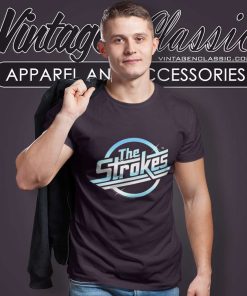 The Strokes Graphic Logo T Shirt