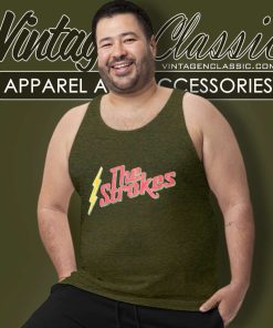 The Strokes Lightning Logo Tank Top Racerback