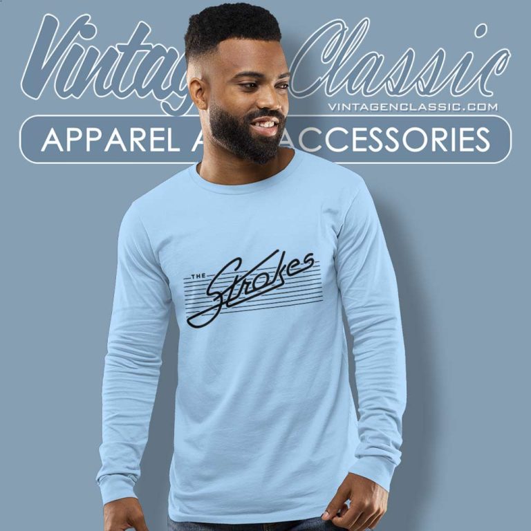 The Strokes Logo Band Long Sleeve Tee The Strokes Logo Band Long Sleeve Tee