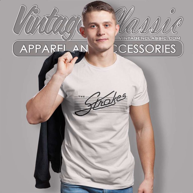 The Strokes Logo Band T Shirt The Strokes Logo Band T Shirt