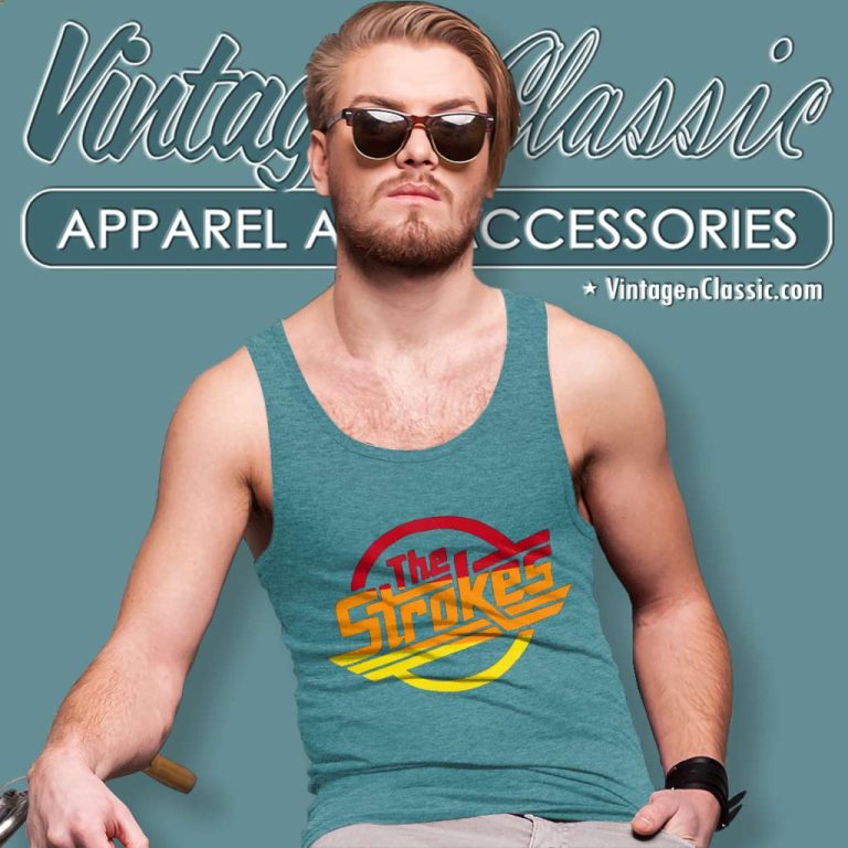 The Strokes Logo Tank Top Racerback The Strokes Logo Tank Top Racerback