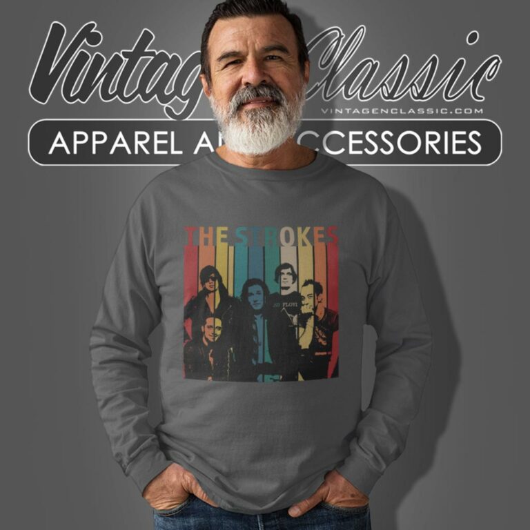 The Strokes Retro Vintage Trending Long Sleeve Tee The Strokes Retro Vintage Trending Long Sleeve Tee