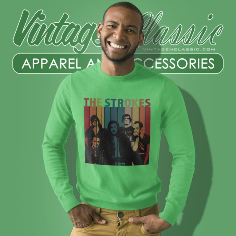 The Strokes Retro Vintage Trending Sweatshirt The Strokes Retro Vintage Trending Sweatshirt