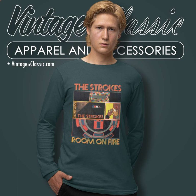 The Strokes Shirt Room On Fire Long Sleeve Tee The Strokes Shirt Room On Fire Long Sleeve Tee