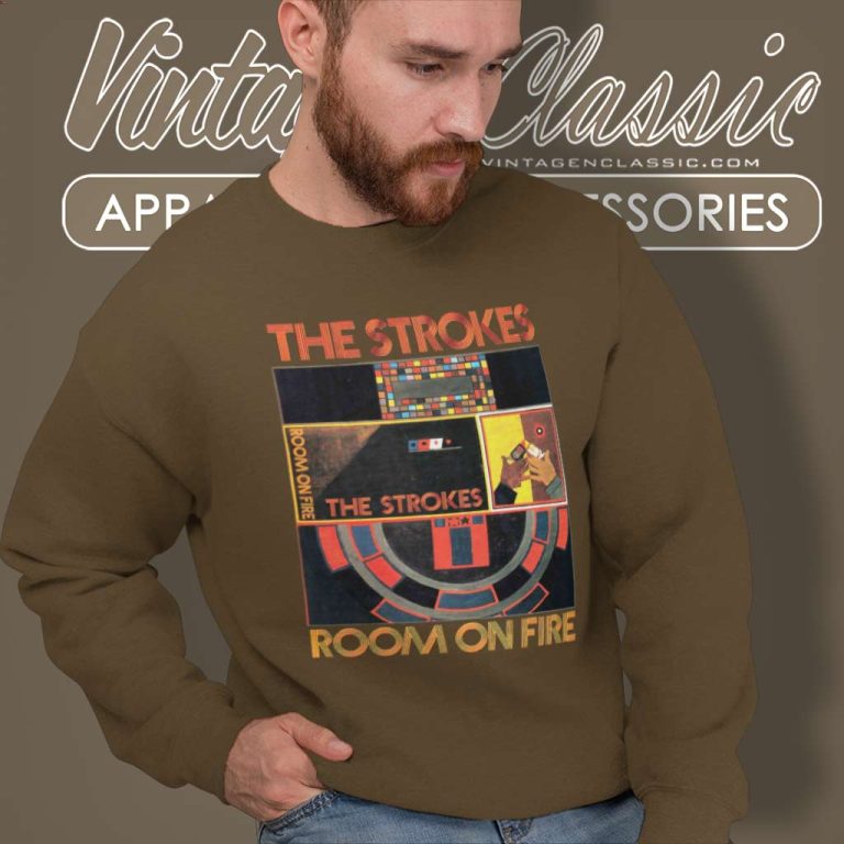 The Strokes Shirt Room On Fire Sweatshirt The Strokes Shirt Room On Fire Sweatshirt