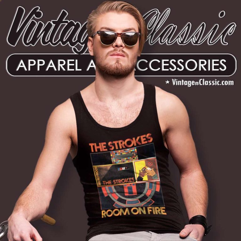 The Strokes Shirt Room On Fire Tank Top Racerback The Strokes Shirt Room On Fire Tank Top Racerback