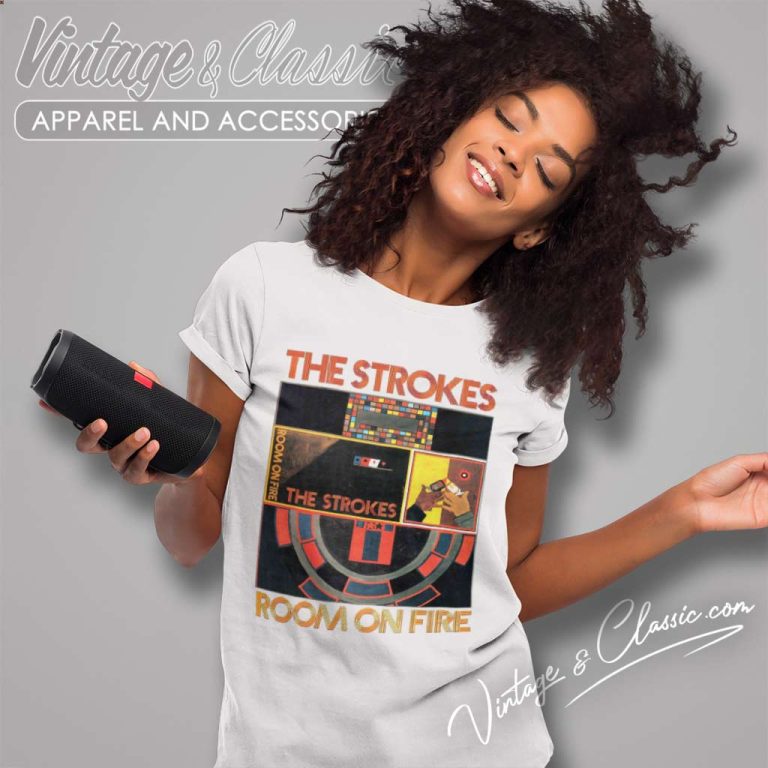The Strokes Shirt Room On Fire Women TShirt The Strokes Shirt Room On Fire Women TShirt