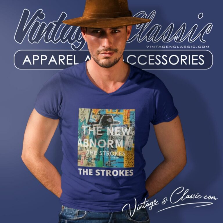 The Strokes The New Abnormal V Neck TShirt The Strokes The New Abnormal V Neck TShirt