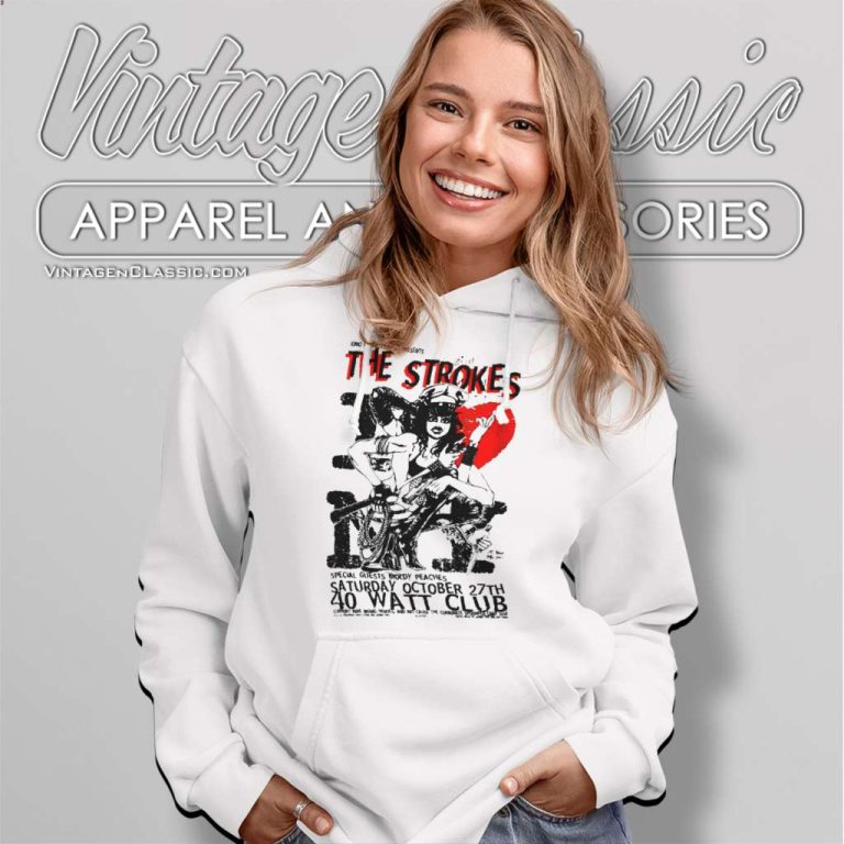 The Strokes Watt Club Hoodie The Strokes Watt Club Hoodie