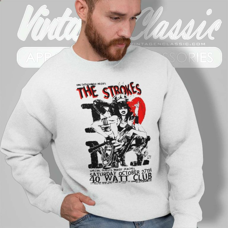 The Strokes Watt Club Sweatshirt The Strokes Watt Club Sweatshirt