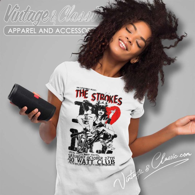 The Strokes Watt Club Women TShirt The Strokes Watt Club Women TShirt