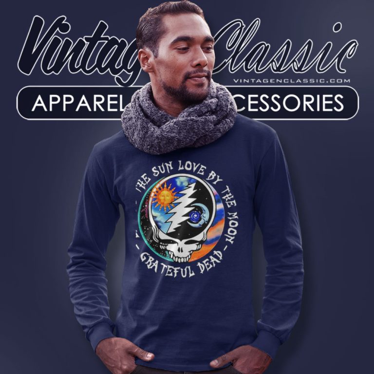 The Sun Love By The Moon Grateful Dead Skull Long Sleeve Tee The Sun Love By The Moon Grateful Dead Skull Long Sleeve Tee