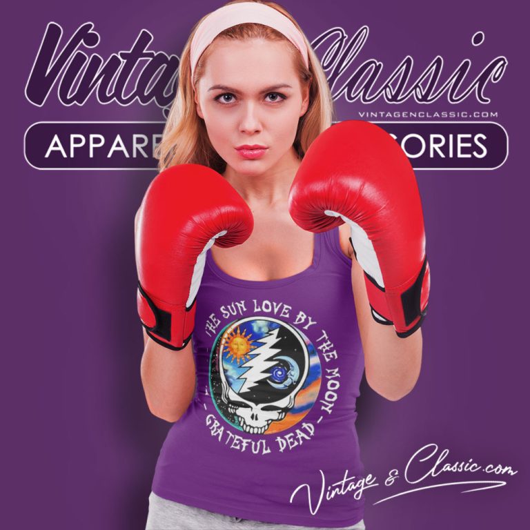 The Sun Love By The Moon Grateful Dead Skull Tank Top Racerback The Sun Love By The Moon Grateful Dead Skull Tank Top Racerback