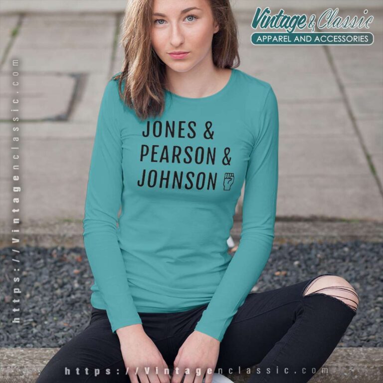 The Tennessee Three Jones Pearson Johnson Protest Black Long Sleeve Tee The Tennessee Three Jones Pearson Johnson Protest Black Long Sleeve Tee