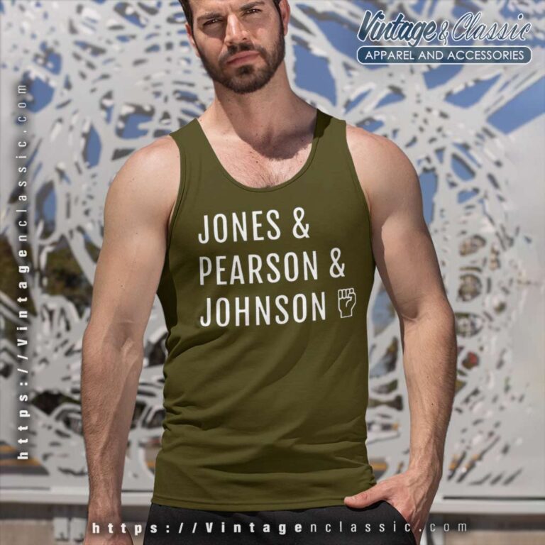 The Tennessee Three Jones Pearson Johnson Protest Tank Top Racerback The Tennessee Three Jones Pearson Johnson Protest Tank Top Racerback