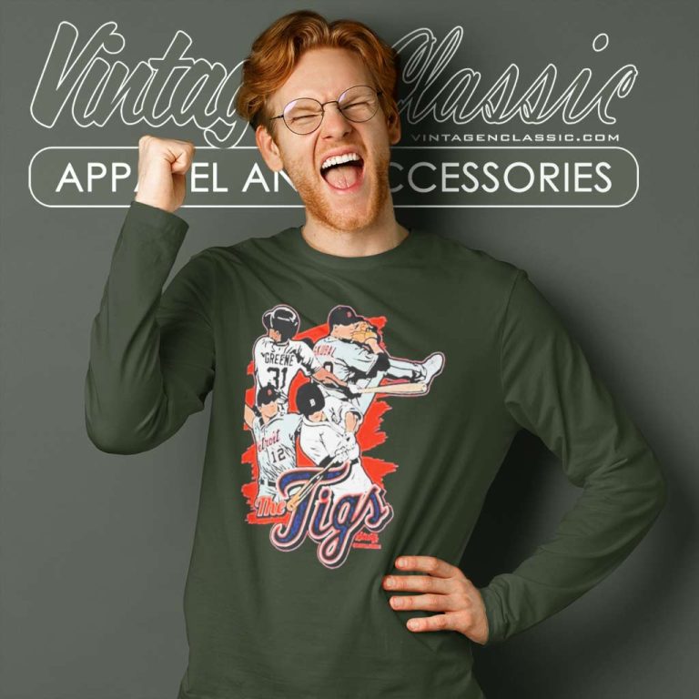 The Tigs Detroit Tigers Long Sleeve Tee The Tigs Detroit Tigers Long Sleeve Tee