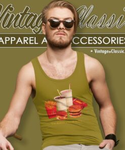 The Travis Scott X Mcdonalds Deserve A Break Tank Top Racerback