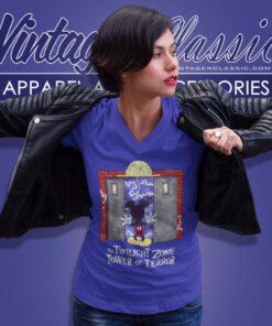 The Twilight Zone Tower Of Terror Mickey Mouse Disney Horror Shirt 4 The Twilight Zone Tower Of Terror Mickey Mouse Disney Horror V Neck TShirt