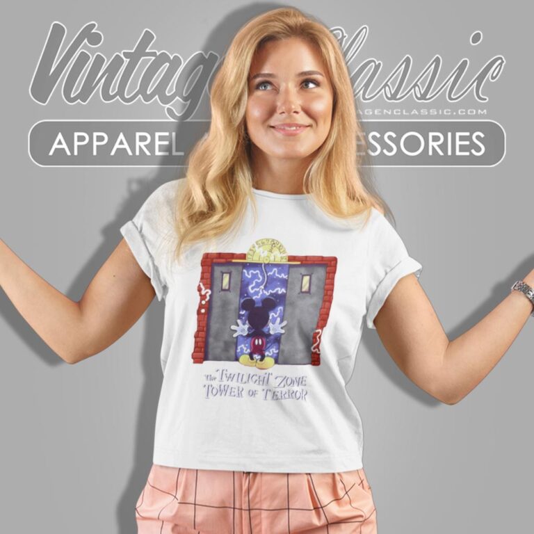 The Twilight Zone Tower Of Terror Mickey Mouse Disney Horror Women T Shirt The Twilight Zone Tower Of Terror Mickey Mouse Disney Horror Women T Shirt