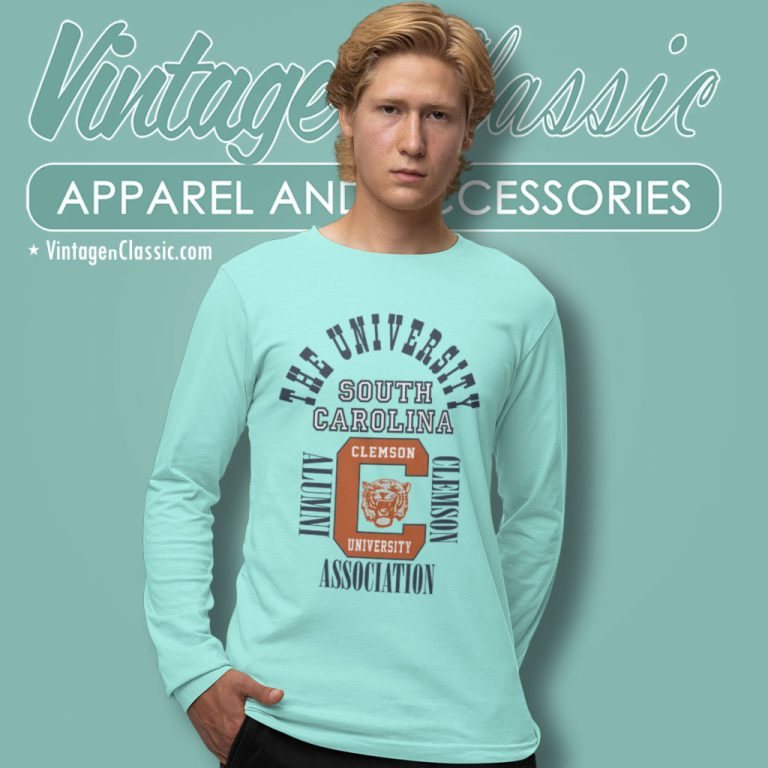 The University South Carolina Clemson Alumni Association Long Sleeve Tee The University South Carolina Clemson Alumni Association Long Sleeve Tee