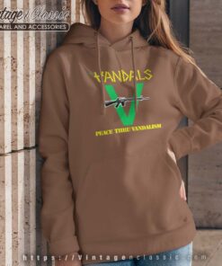 The Vandals Shirt Peace thru Vandalism Hoodie Women
