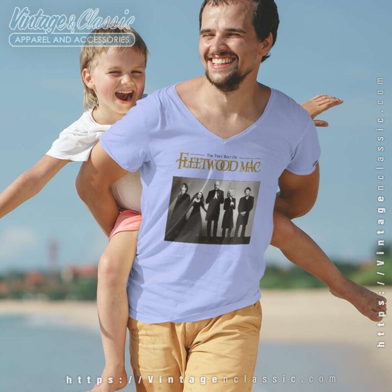 The Very Best Of Fleetwood Mac V Neck TShirt The Very Best Of Fleetwood Mac V Neck TShirt