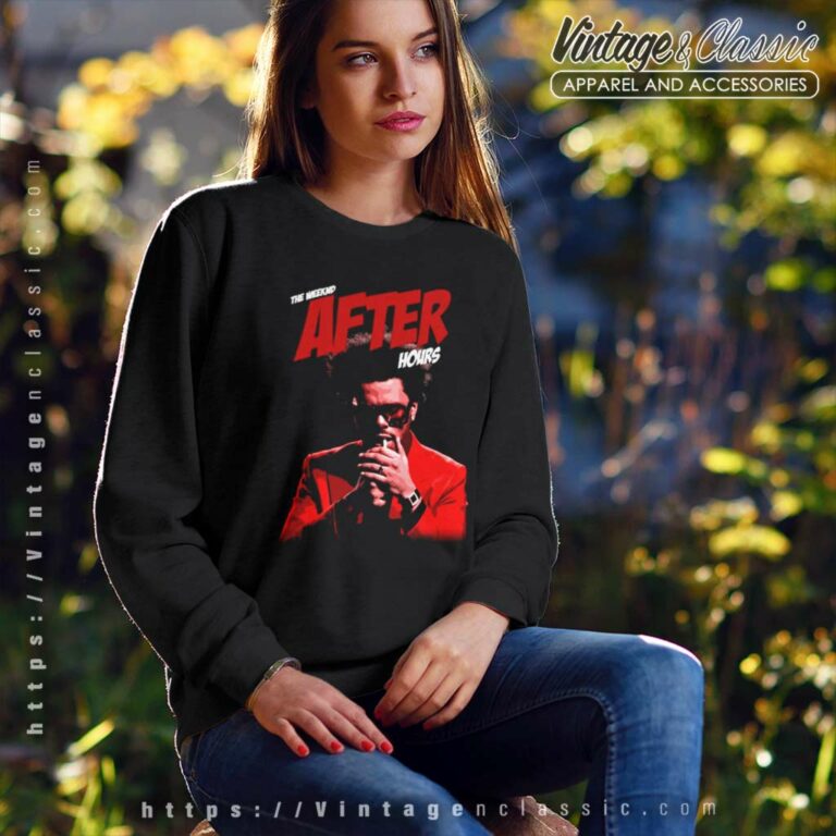 The Weeknd After Hours Album Sweatshirt The Weeknd After Hours Album Sweatshirt