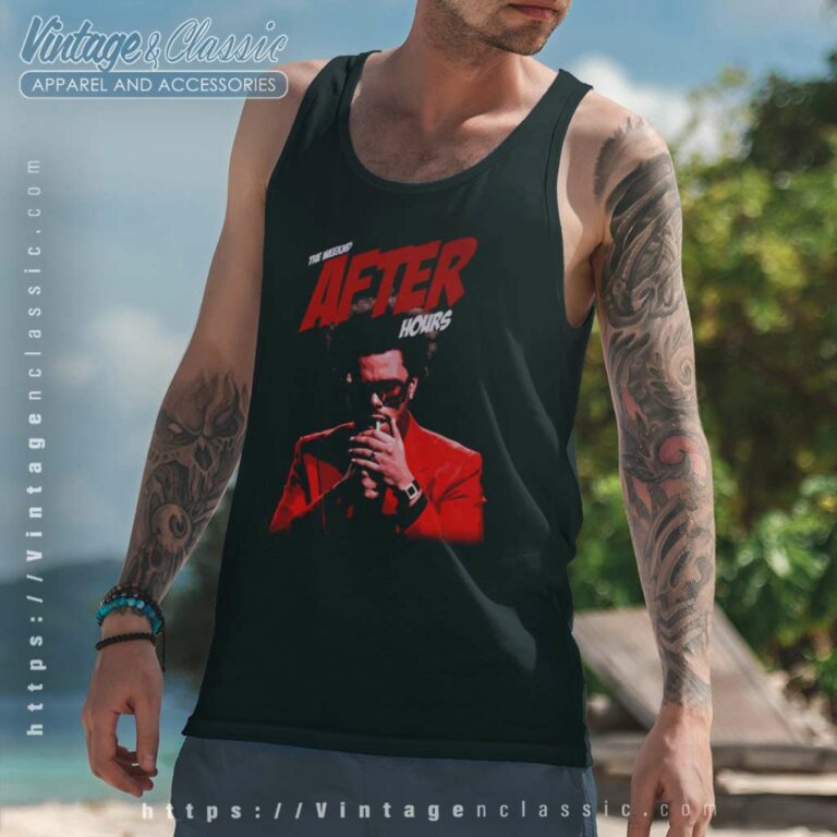 The Weeknd After Hours Album Tank Top Racerback The Weeknd After Hours Album Tank Top Racerback