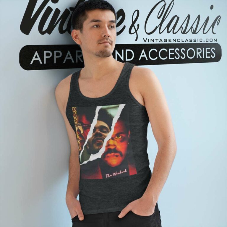 The Weeknd Shirt After Hours Tour 2023 Tank Top Racerback The Weeknd Shirt After Hours Tour 2023 Tank Top Racerback