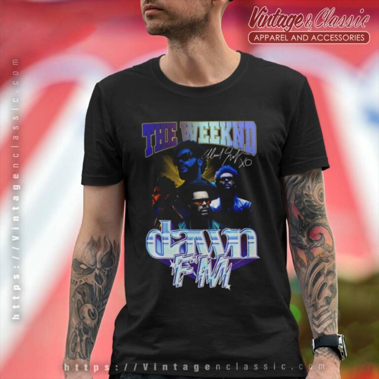 The Weeknd Shirt Dawn Fm Signature 2023 T Shirt The Weeknd Shirt Dawn Fm Signature 2023 T Shirt