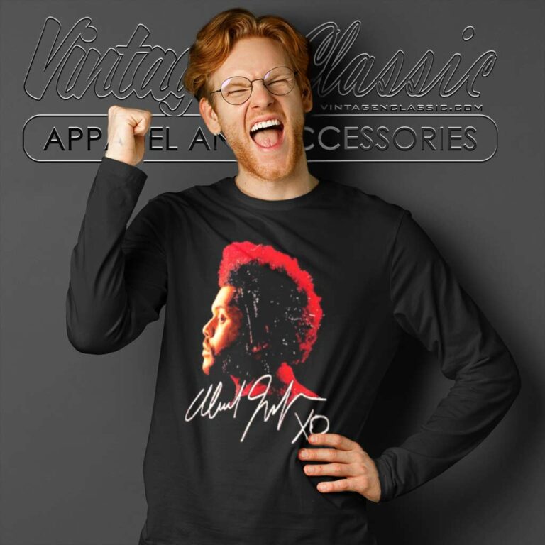 The Weeknd Signature Long Sleeve Tee The Weeknd Signature Long Sleeve Tee