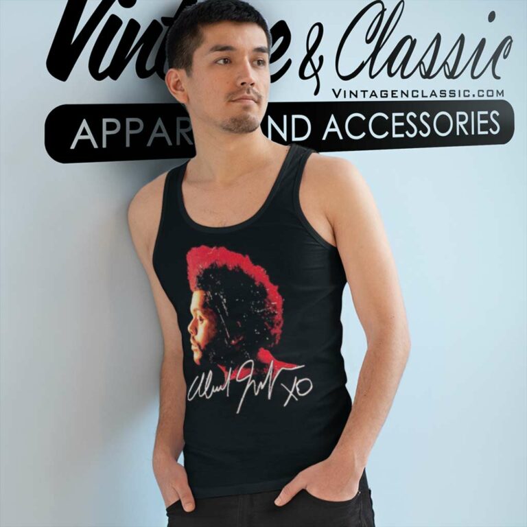 The Weeknd Signature Tank Top Racerback The Weeknd Signature Tank Top Racerback