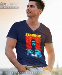 The Weeknd Starboy V Neck TShirt