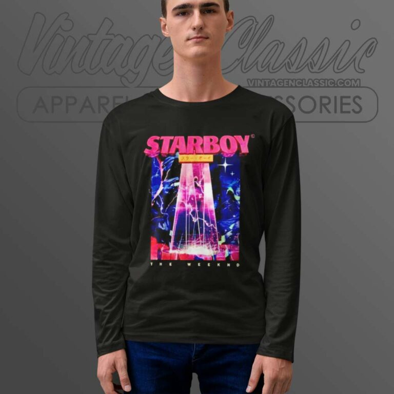The Weeknd Starboy World Tour Long Sleeve Tee The Weeknd Starboy World Tour Long Sleeve Tee