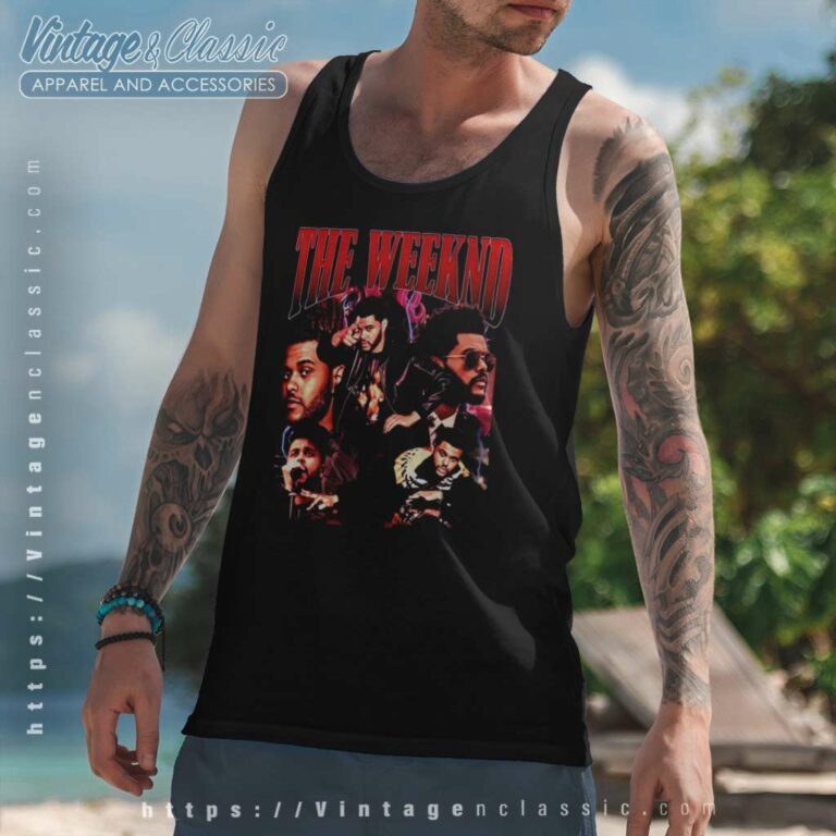 The Weeknd World Tour 2023 Tank Top Racerback The Weeknd World Tour 2023 Tank Top Racerback