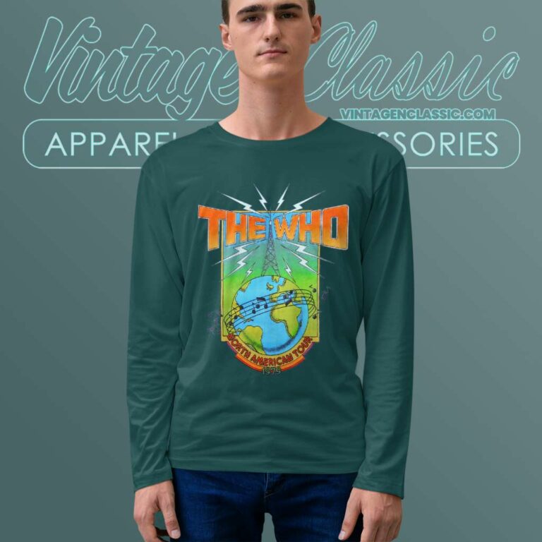 The Who 1979 Concert Tour Long Sleeve Tee The Who 1979 Concert Tour Long Sleeve Tee