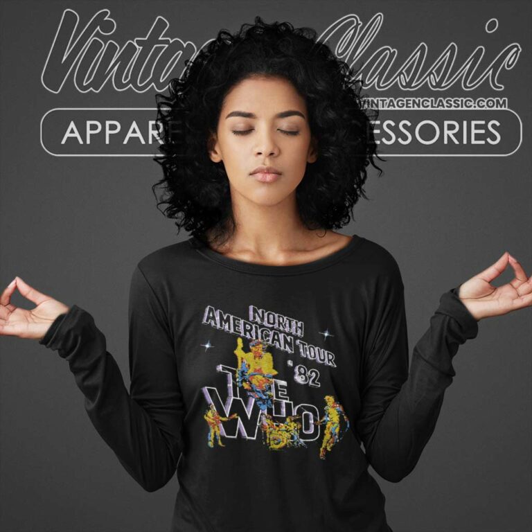 The Who 1982 Tour Long Sleeve Tee The Who 1982 Tour Long Sleeve Tee