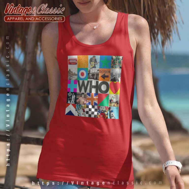 The Who 2019 Who Album Cover Tanktop The Who 2019 Who Album Cover Tanktop