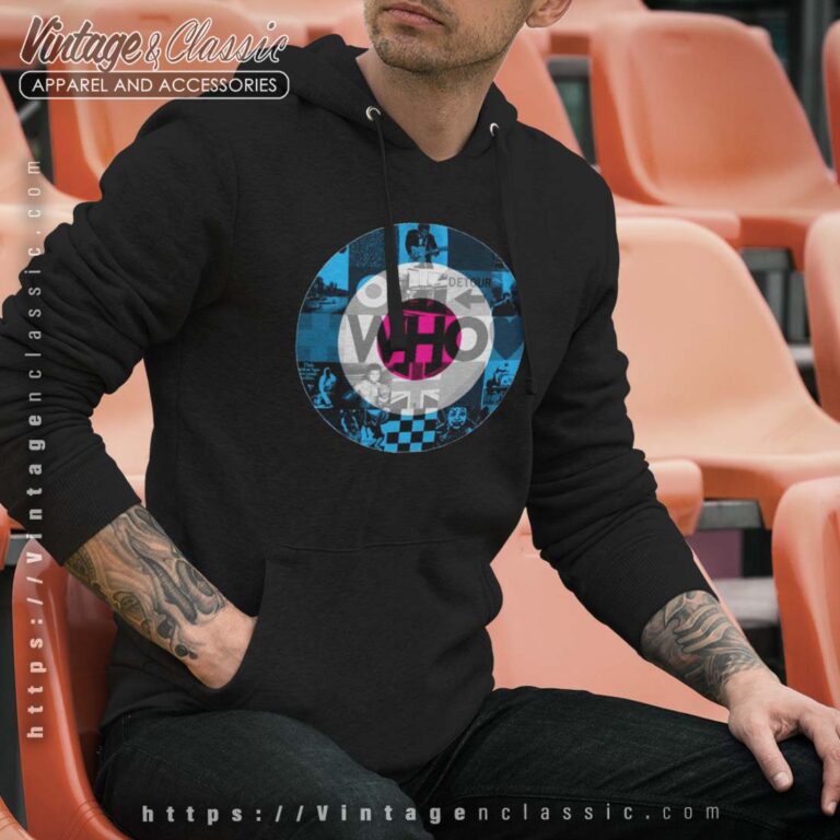 The Who 2019 Who Album Cover Target Men Hoodie The Who 2019 Who Album Cover Target Men Hoodie