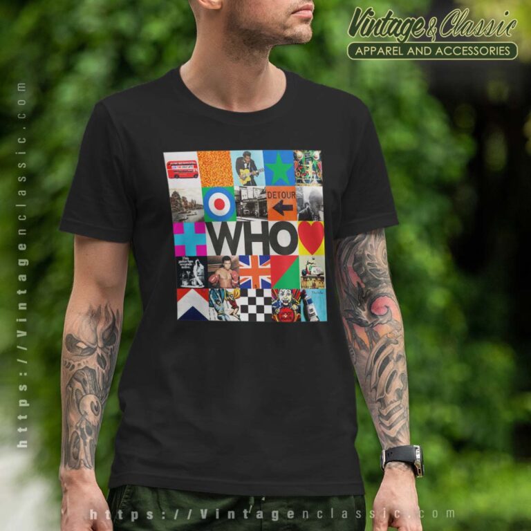 The Who 2019 Who Album Cover Tshirt The Who 2019 Who Album Cover Tshirt