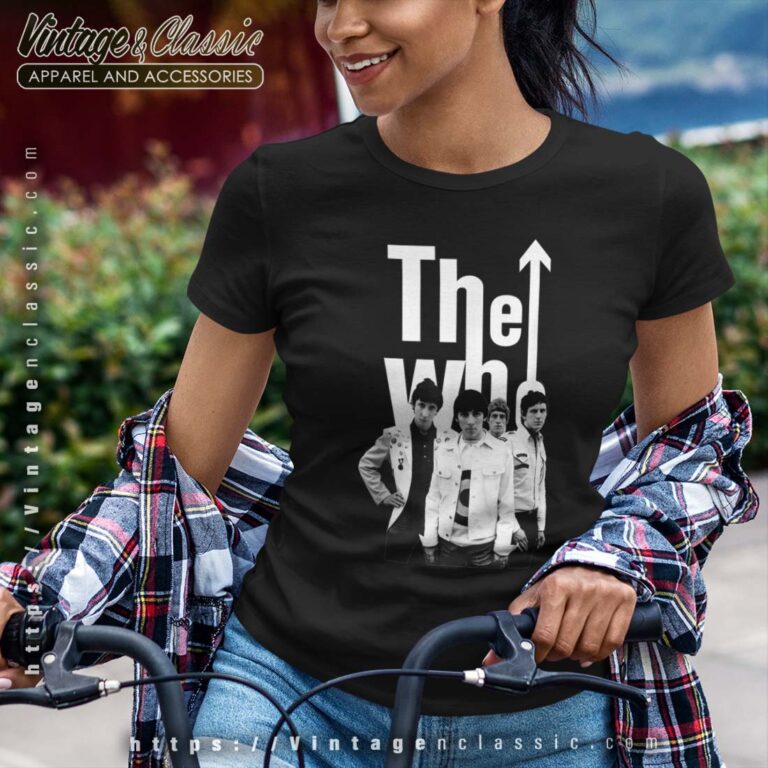 The Who 60's Black And White Band Tshirt The Who 60's Black And White Band Tshirt