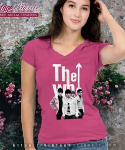 The Who 60's Black And White Band Vneck