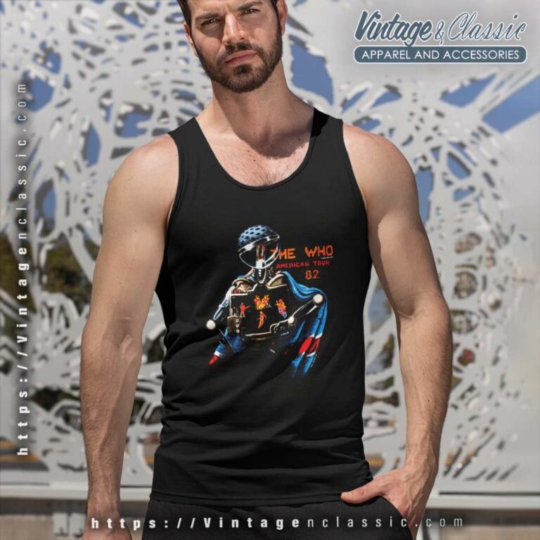 The Who American Tour 82 Tank Top Racerback The Who American Tour 82 Tank Top Racerback