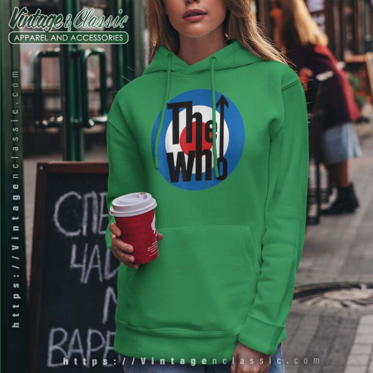 The Who Classic Target Logo Hoodie The Who Classic Target Logo Hoodie