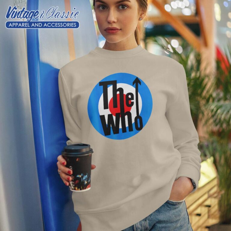 The Who Classic Target Logo Sweatshirt The Who Classic Target Logo Sweatshirt