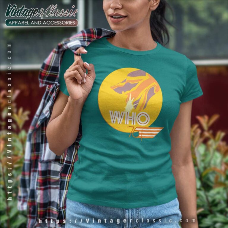 The Who Concert 1976 Women TShirt The Who Concert 1976 Women TShirt