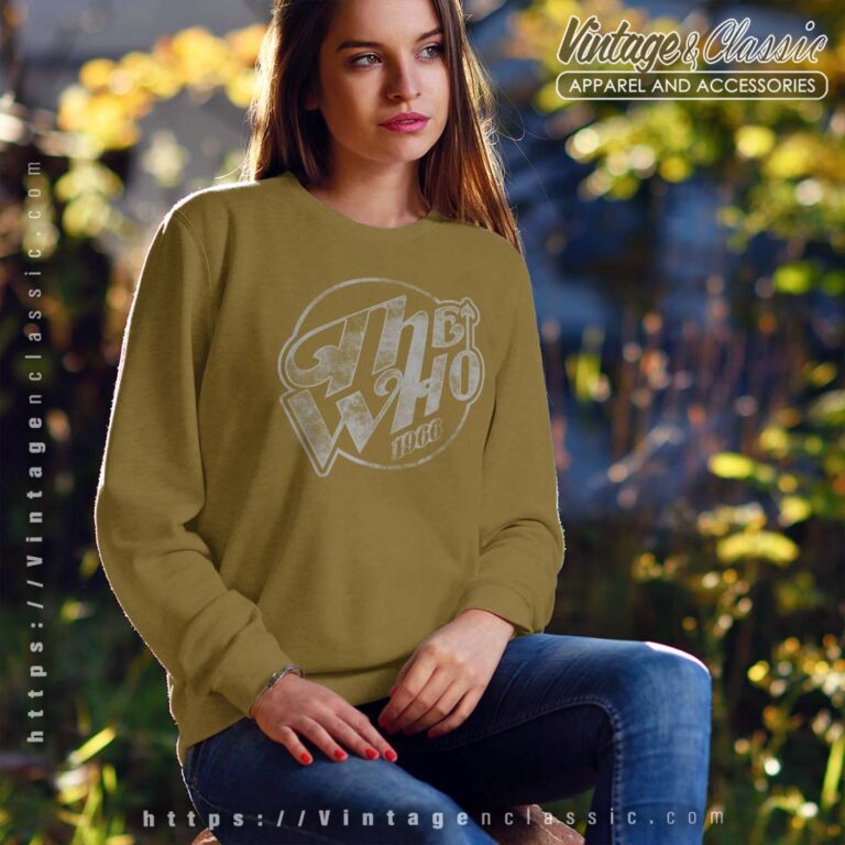 The Who Faded Logo 1966 Sweatshirt The Who Faded Logo 1966 Sweatshirt