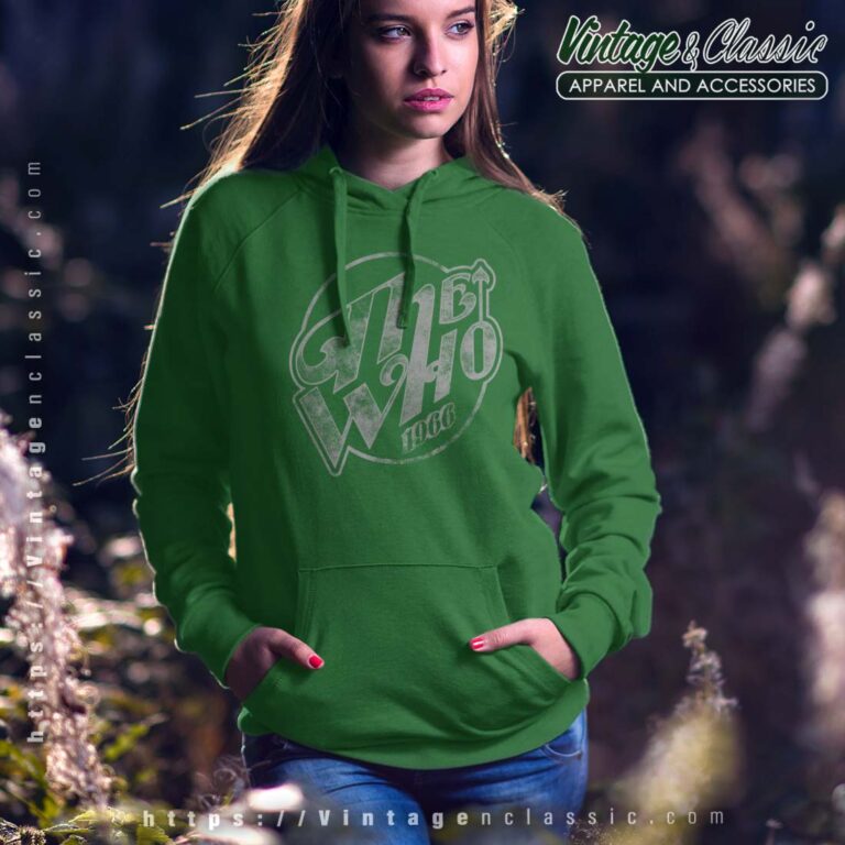 The Who Faded Logo 1966 Women Hoodie The Who Faded Logo 1966 Women Hoodie