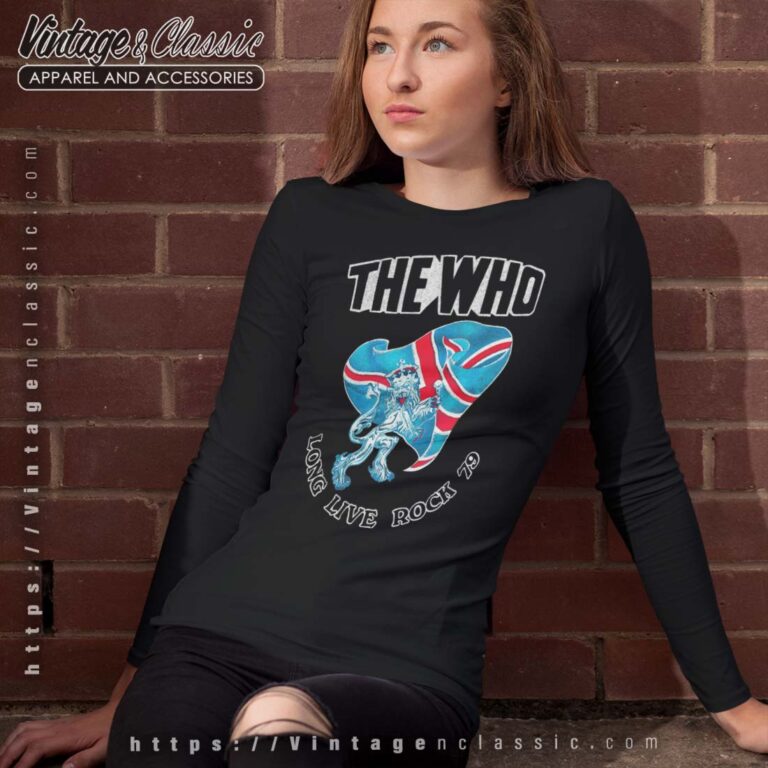 The Who Long Live Rock 79 Longsleeves The Who Long Live Rock 79 Longsleeves