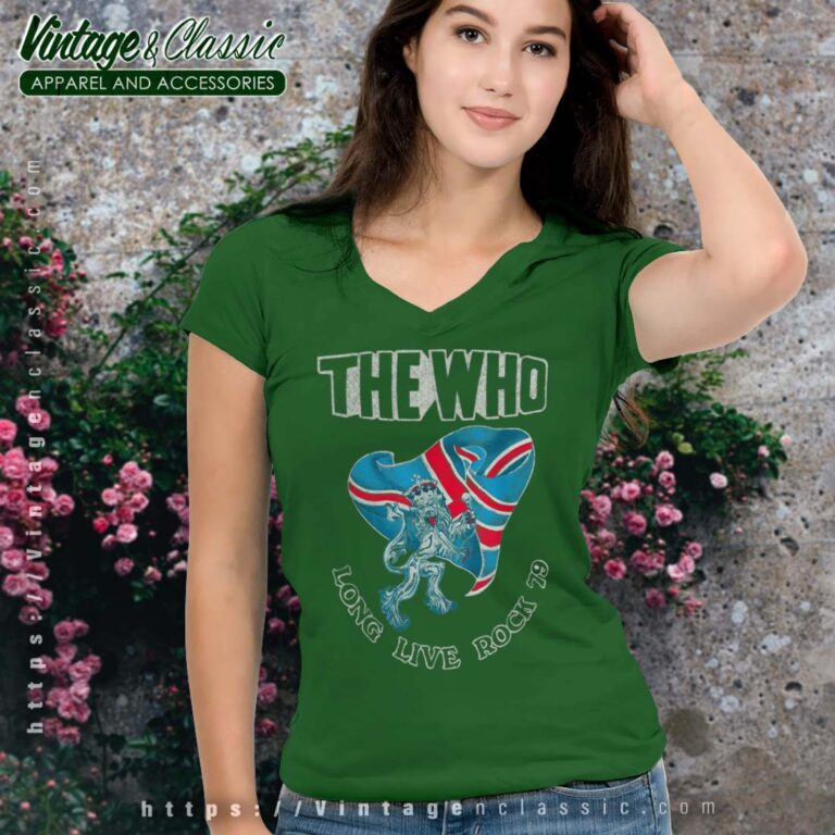 The Who Long Live Rock 79 Vneck The Who Long Live Rock 79 Vneck